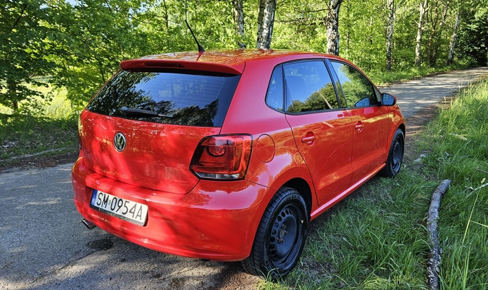 Volkswagen Polo cena 22500 przebieg: 222500, rok produkcji 2013 z Mysłowice małe 46